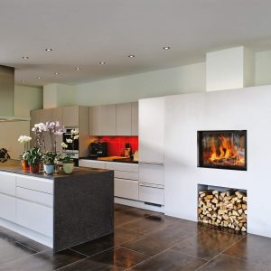 Larimar takka keittiössä